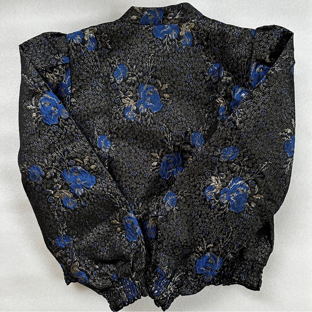 Haute Hippie Ruth Metallic Brocade Bomber - Picture 6 of 11